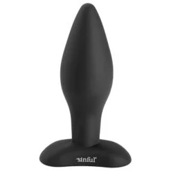 Sinful BumBum Medium Silikone Butt Plug - Sort