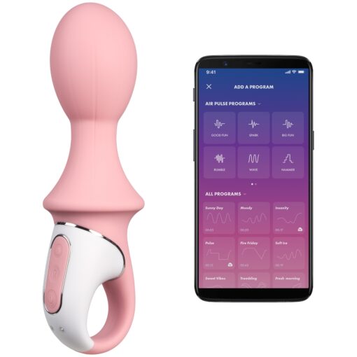 Satisfyer Air Pump Booty 5 Connect App-styret Vibrator - Rosa