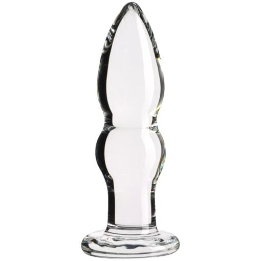 Sinful Groove Medium Glas Butt Plug - Klar